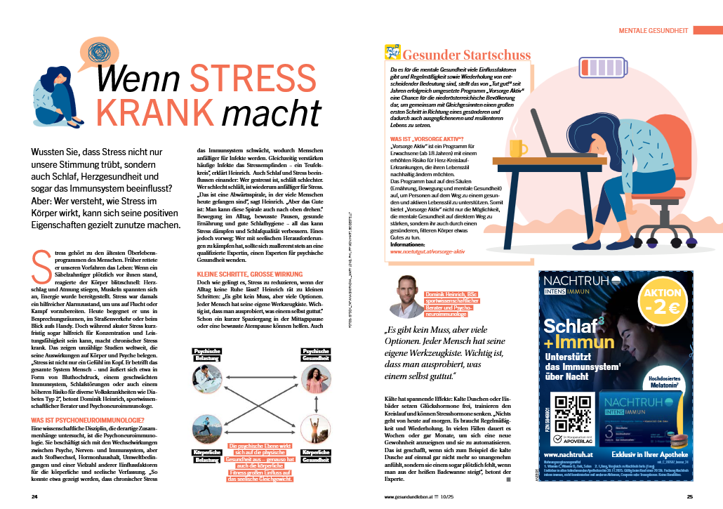 Gesund & Leben - Wenn Stress krank macht (Dominik Heinrich)